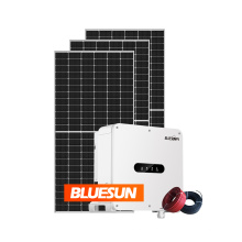 Bluesun 10kw 12kw 3 phase solar system 15kw grid tie solar system 15KVA home solar system kit